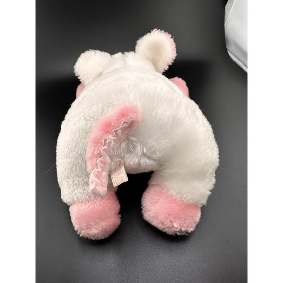Plush White Pink Pig Mouse American Wego 1968 1960s RARE 8” Stuffed Animal READ - Picture 13 of 16